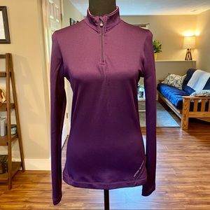 UnderArmour | Coldgear Fitted Quarter Zip, Purple
